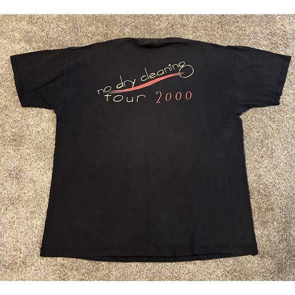 Vintage Steve Earle No Dry Cleaning Tour T Shirt Size Mens XL Rock Blues Band - Picture 2 of 8